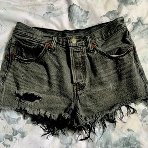 Levi’s 501 high rise shorts